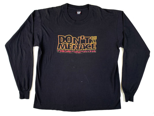 Vintage Don't Be a Menace Soundtrack L/S Shirt