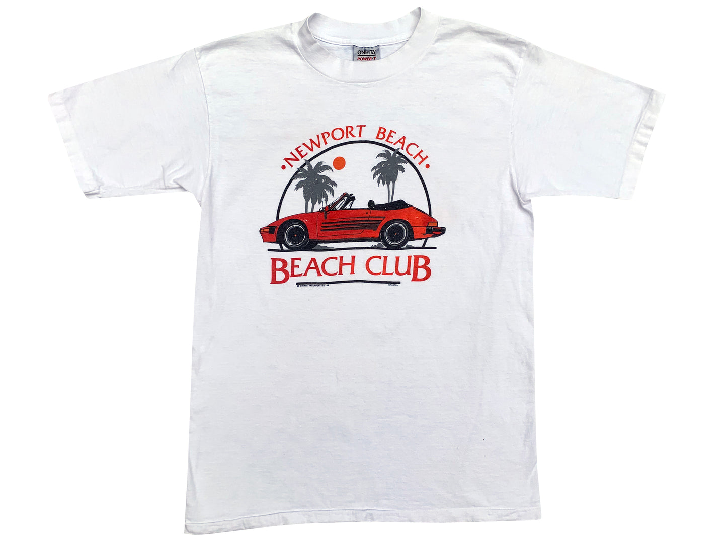 Vintage Porsche Newport Beach Club T-Shirt