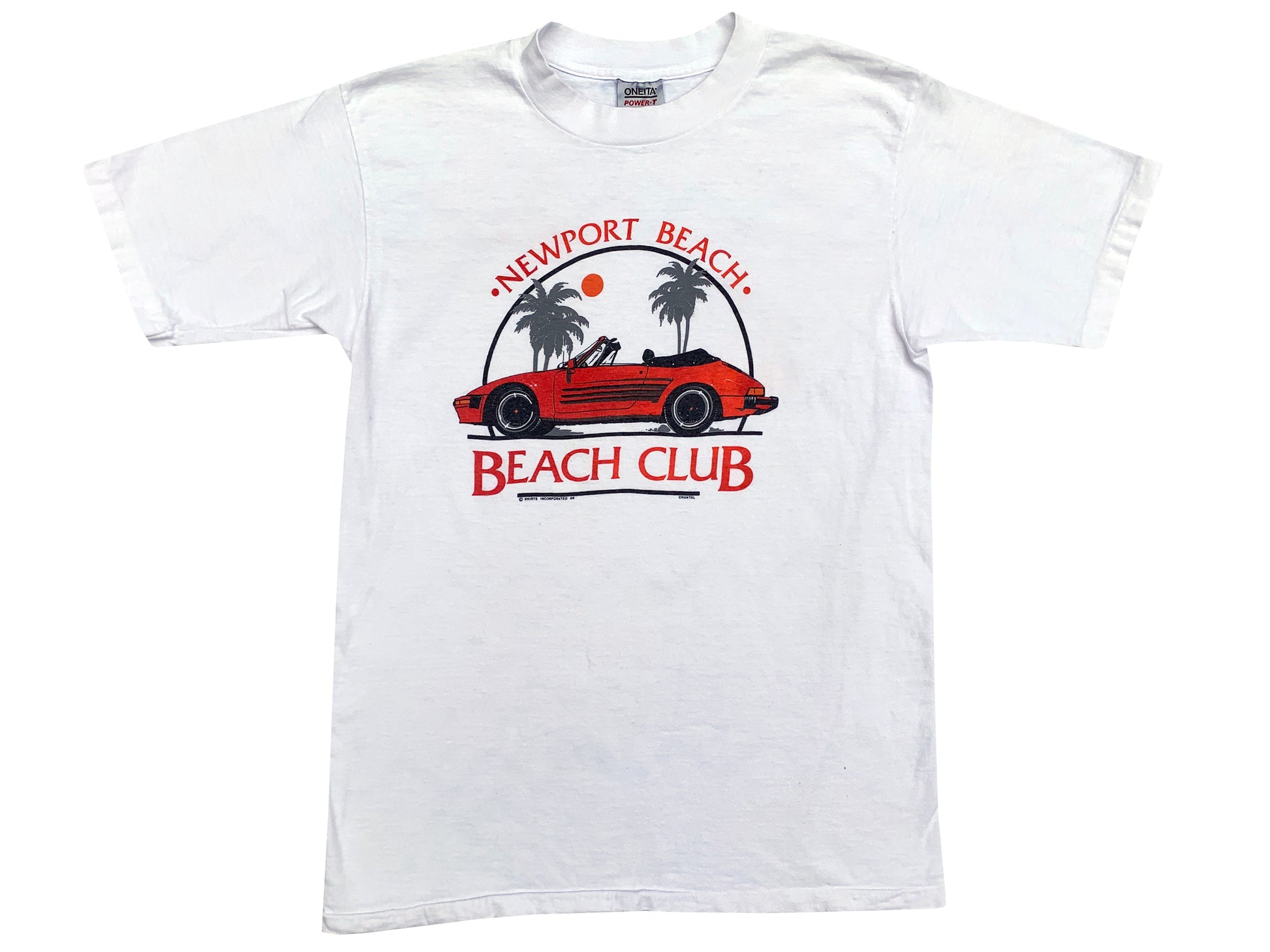 Vintage Porsche Newport Beach Club T-Shirt