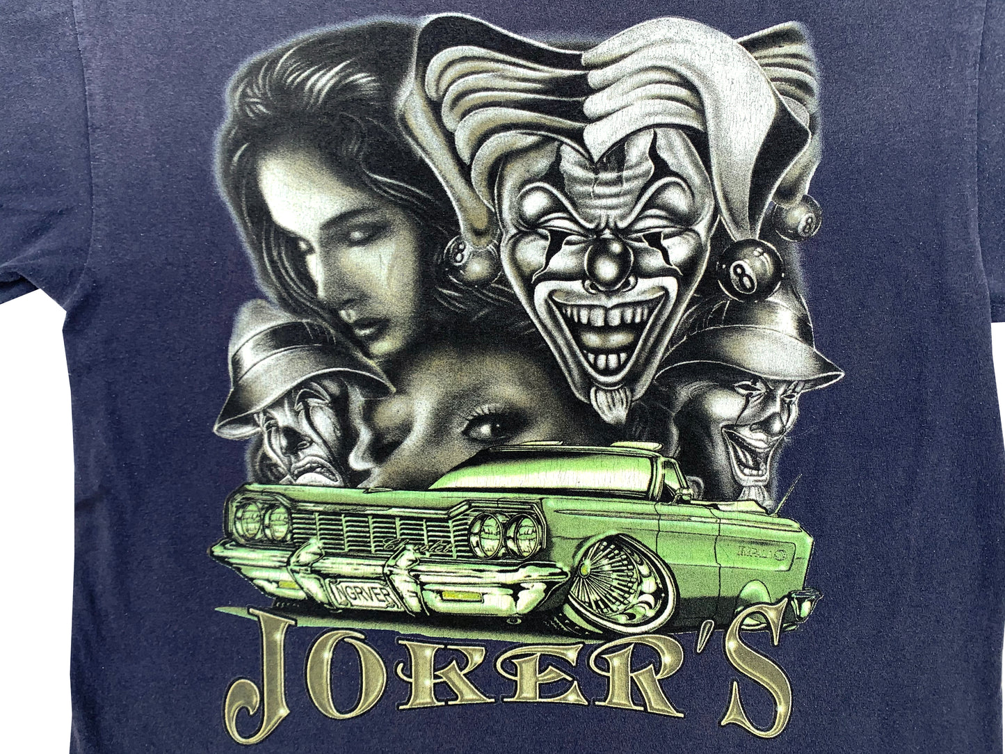 Chicano Art Joker's Chevy Impala T-Shirt
