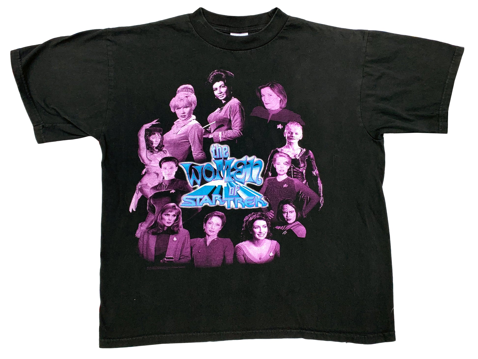 Vintage Star Trek The Women Black T-Shirt