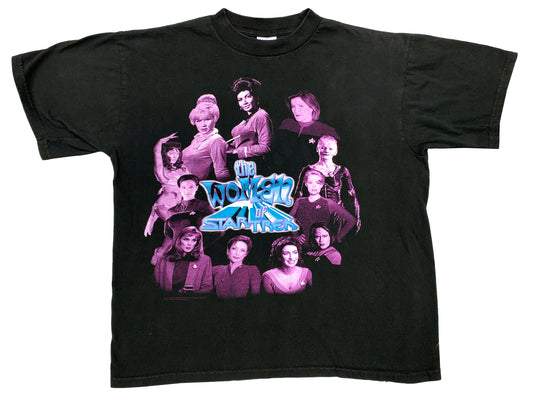 Vintage Star Trek The Women Black T-Shirt
