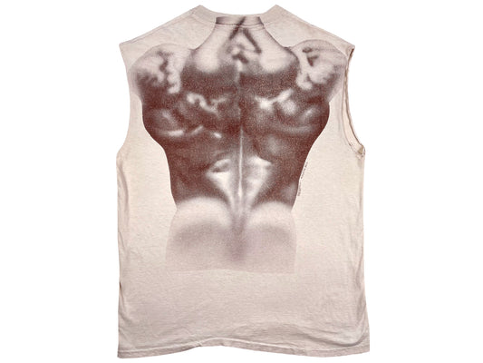 Muscle Print Sleeveless T-Shirt