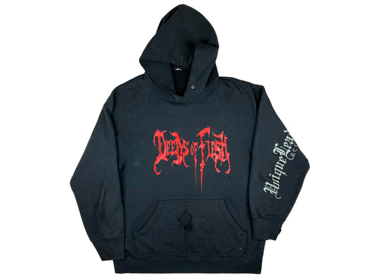 Vintage Deeds of Flesh Thrashed Hoodie