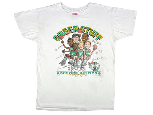 Boston Celtics Green Stuff Caricature T-Shirt
