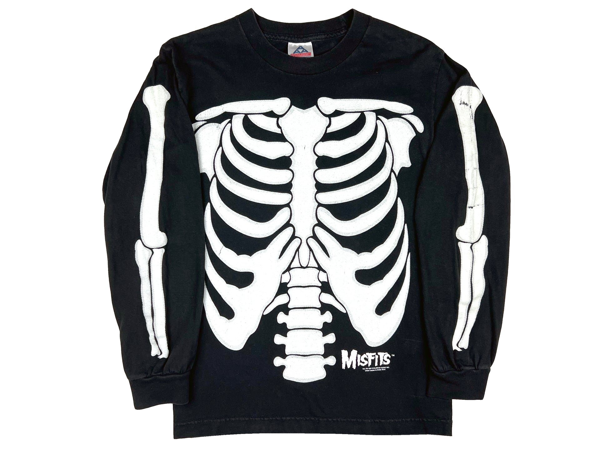 Vintage Misfits Glow in the Dark Skeleton L/S Shirt