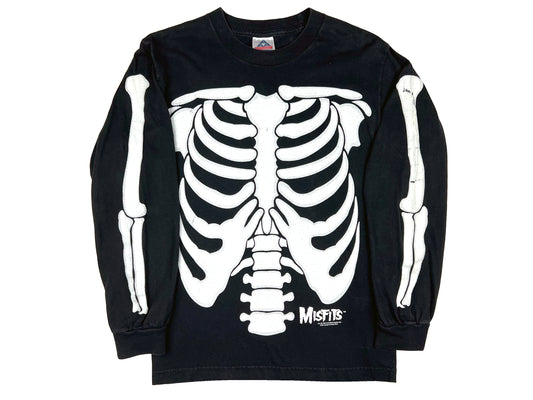 Vintage Misfits Glow in the Dark Skeleton L/S Shirt