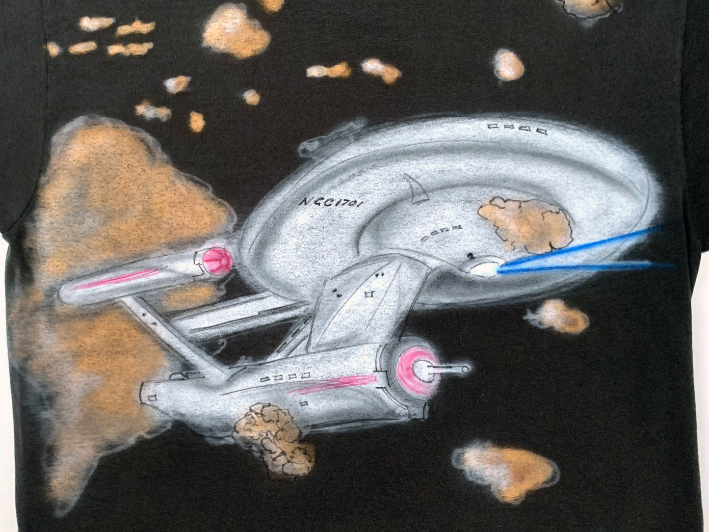 Star Trek USS Enterprise Air Brush T-Shirt