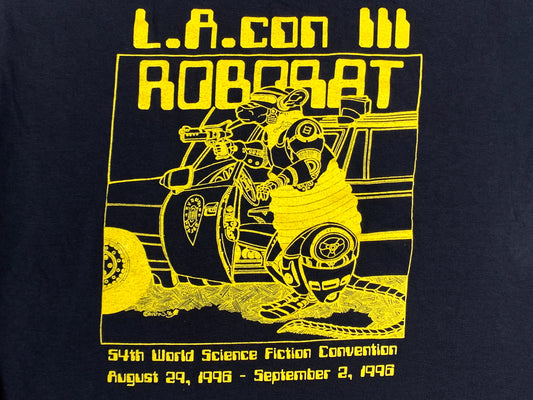 LA Con III Sci-Fi Convention 1996 Roborat T-Shirt
