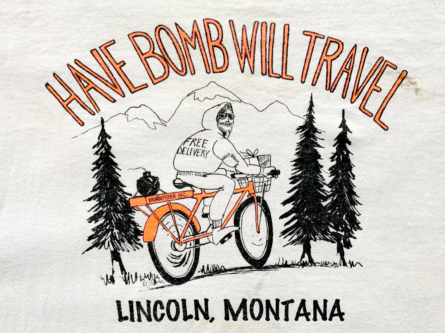 Unabomber Have Bomb Will Travel T-Shirt