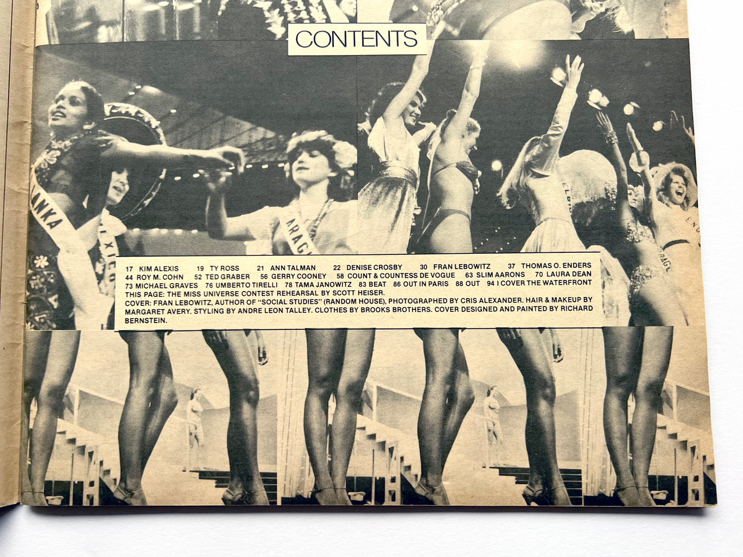 Interview Magazine Sep 1981 Fran Lebowitz