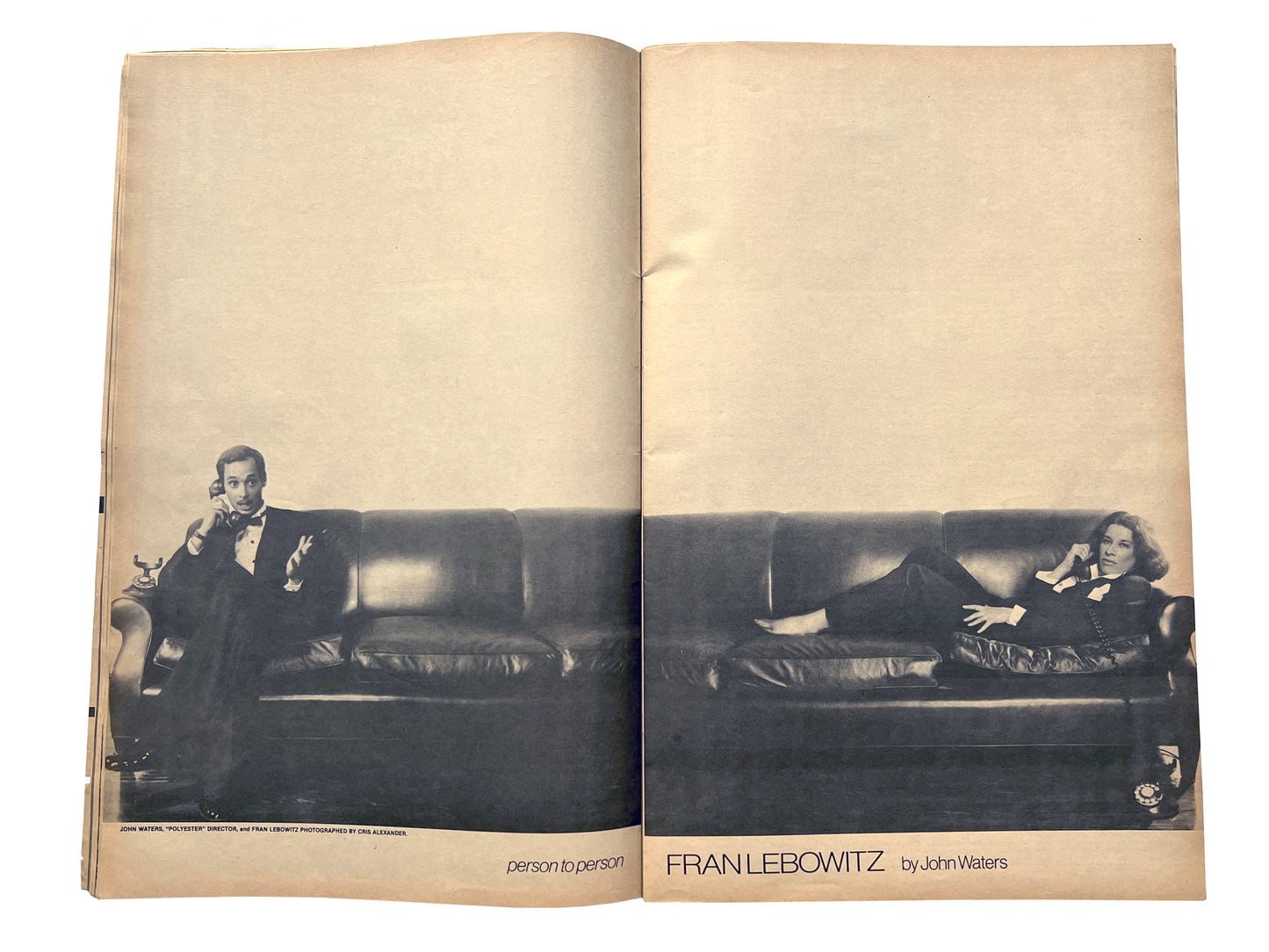 Interview Magazine Sep 1981 Fran Lebowitz