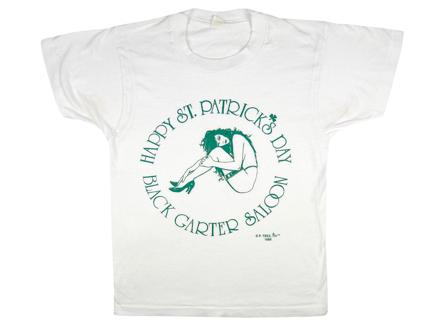 Black Garter Saloon St Patricks Day T-Shirt