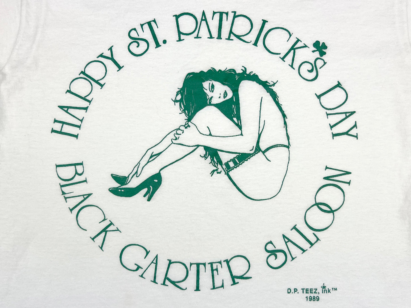 Black Garter Saloon St Patricks Day T-Shirt
