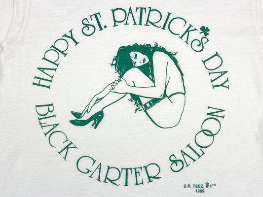 Black Garter Saloon St Patricks Day T-Shirt