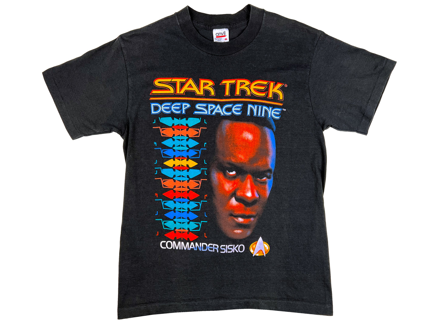 Vintage Star Trek 'Deep Space Nine' Commmander Sisko T-Shirt