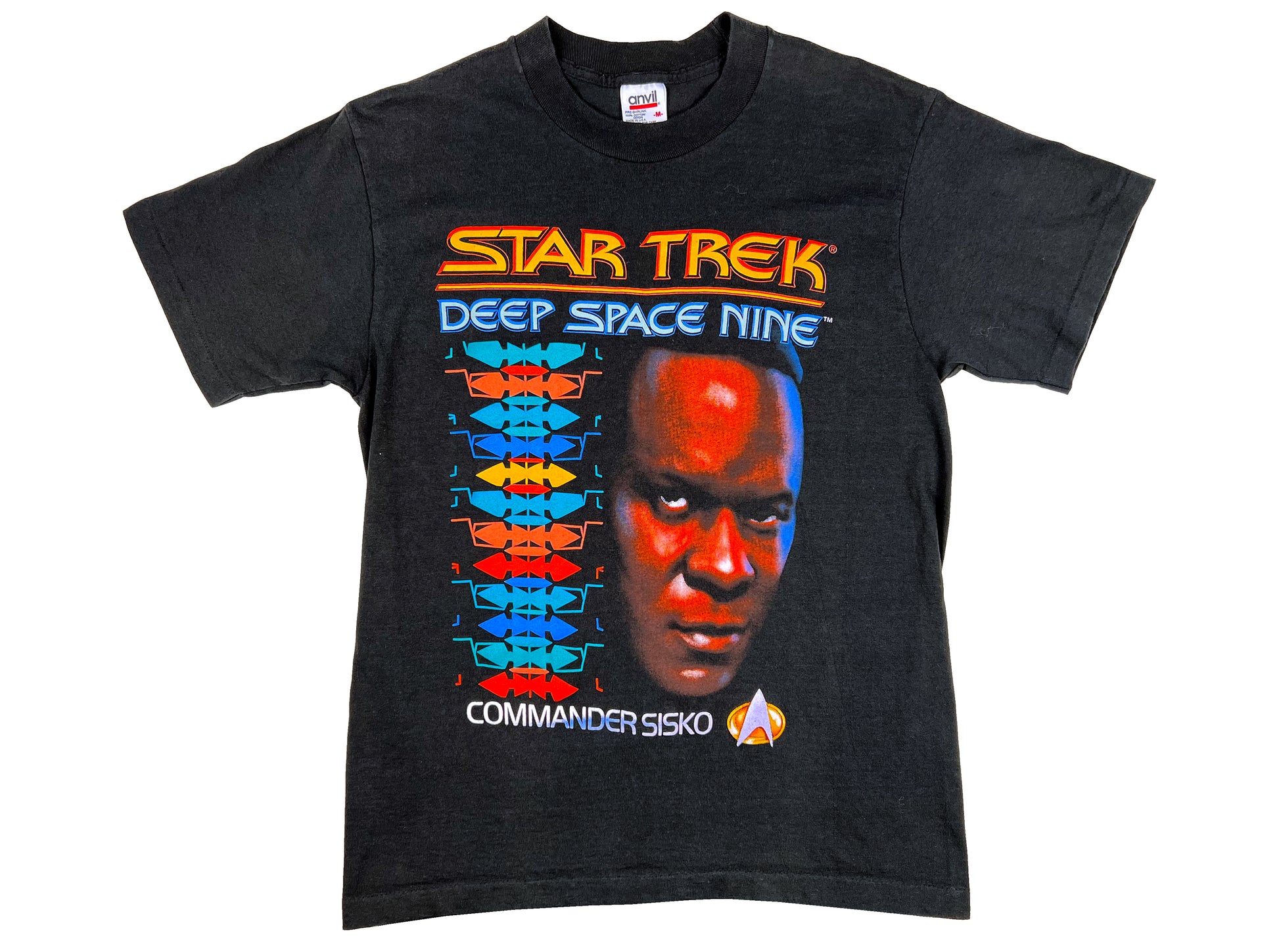 Vintage Star Trek 'Deep Space Nine' Commmander Sisko T-Shirt