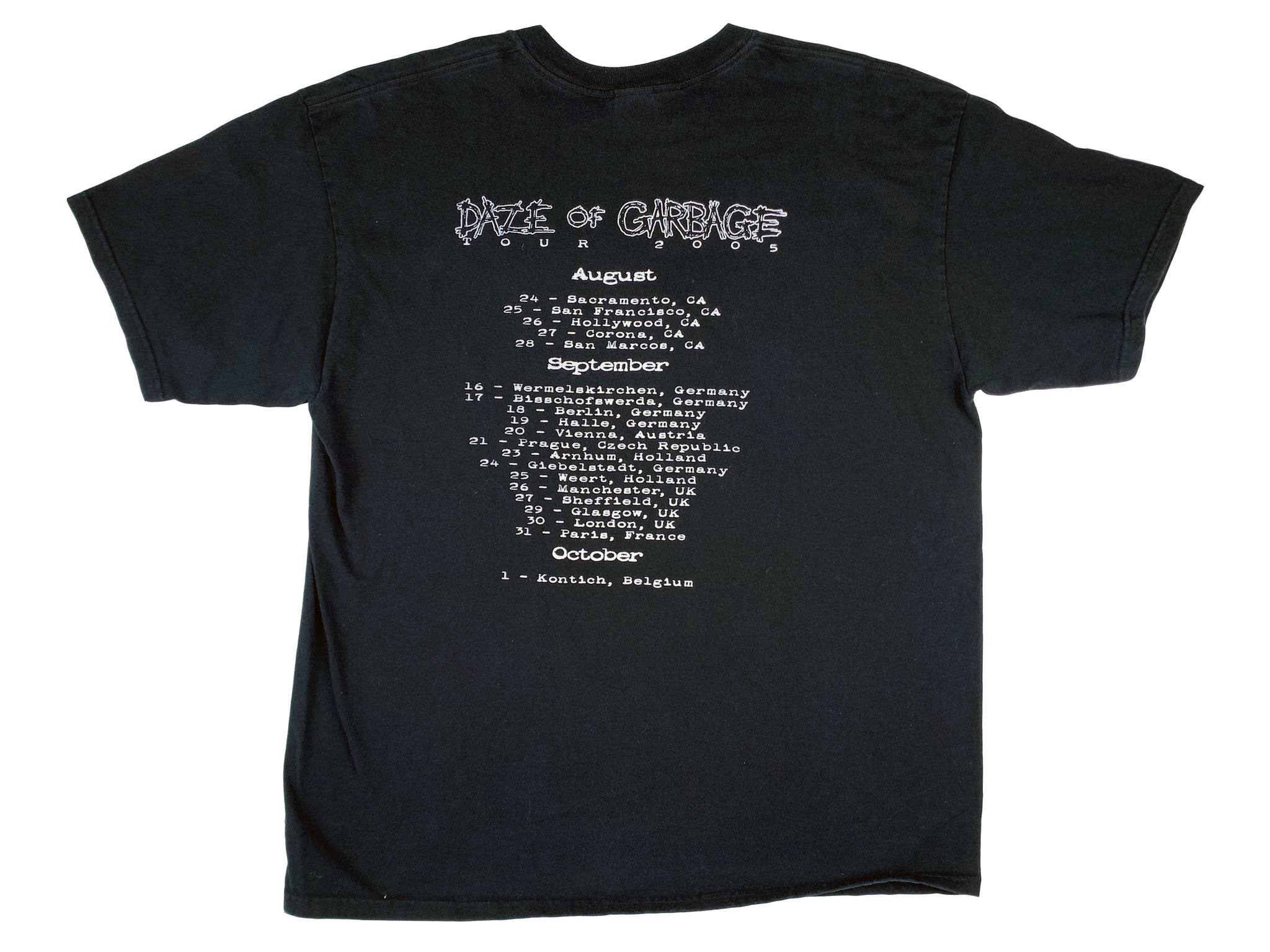 Exhumed Daze of Garbage Tour T-Shirt