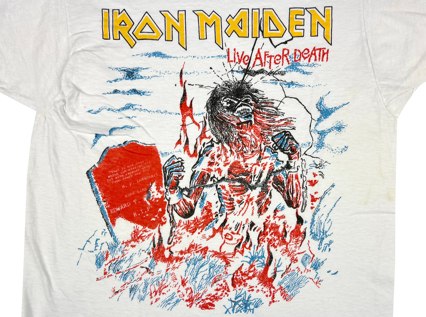 Iron Maiden 'Live After Death' Parking Lot T-Shirt