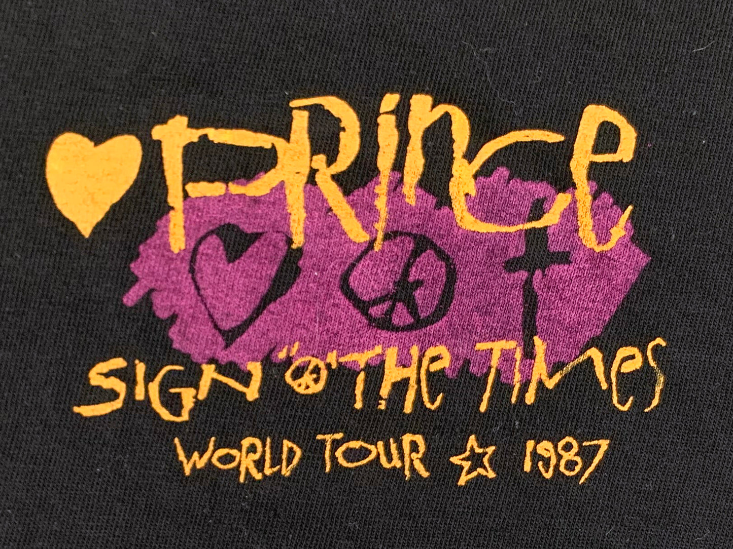 Prince 'Sign O the Times' 1987 Tour T-Shirt