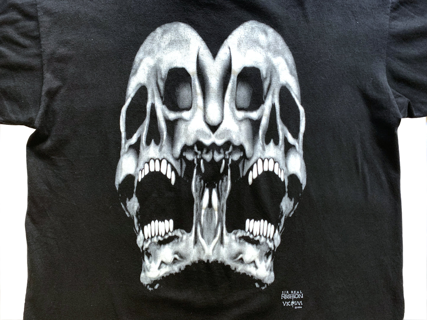 Fashion Victim Double Skull T-Shirt