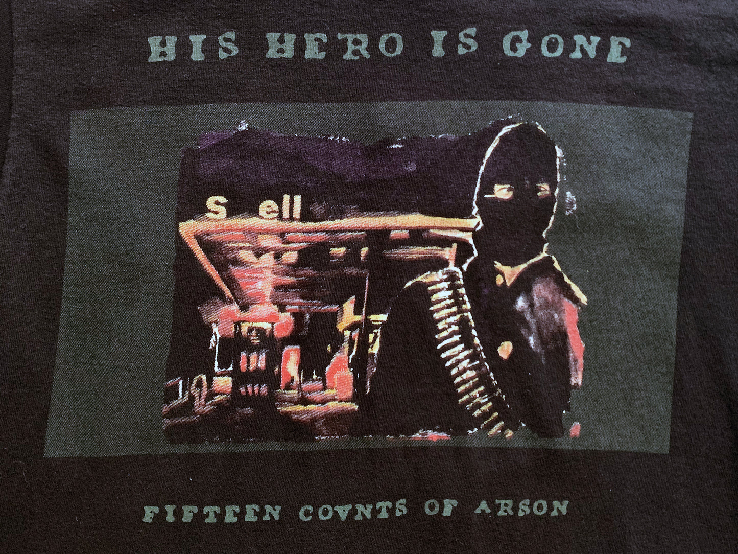 His Hero Is Gone '15 Counts of Arson' T-Shirt