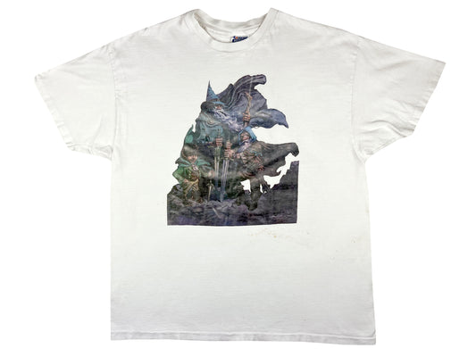 Vintage Lord of The Ring Painting White T-Shirt