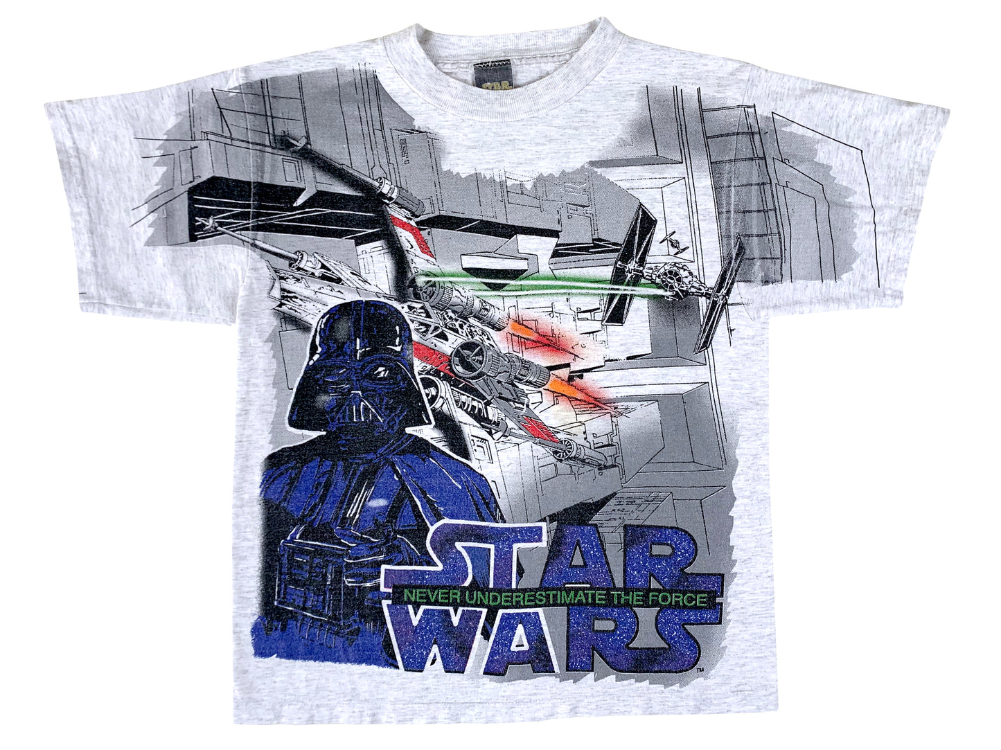 Vintage Star Wars Darth Vader Never Underestimate The Force T-Shirt