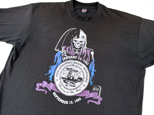Grim Reaper Philadelphia Naval Yard RIP T-Shirt