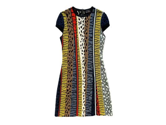 Fendi Leopard Multi Color Dress