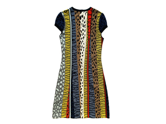 Fendi Leopard Multi Color Dress