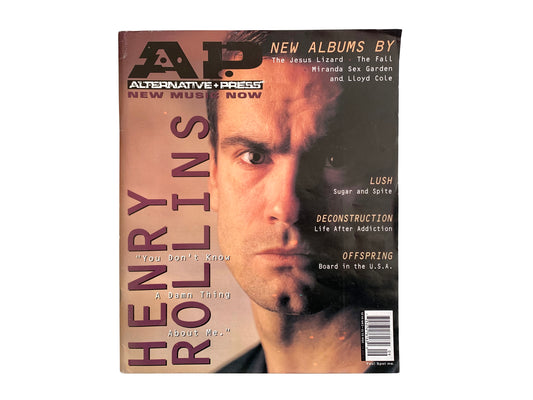Alternative Press Magazine Henry Rollins Sep 1994