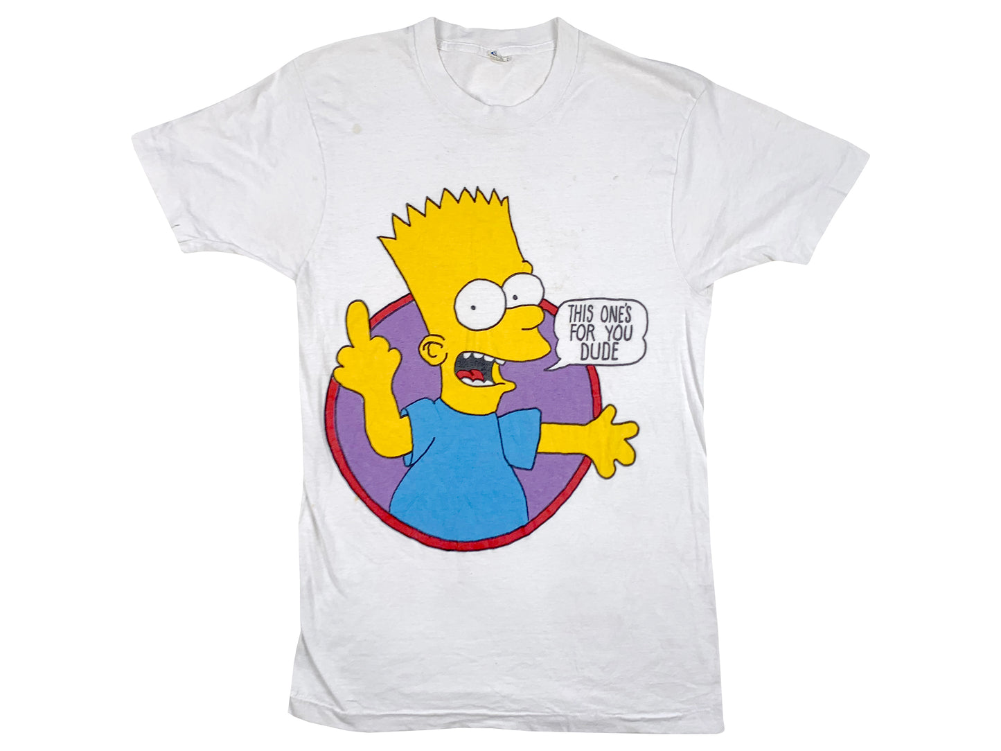 The Simpsons Bootleg Bart Middle Finger T-Shirt