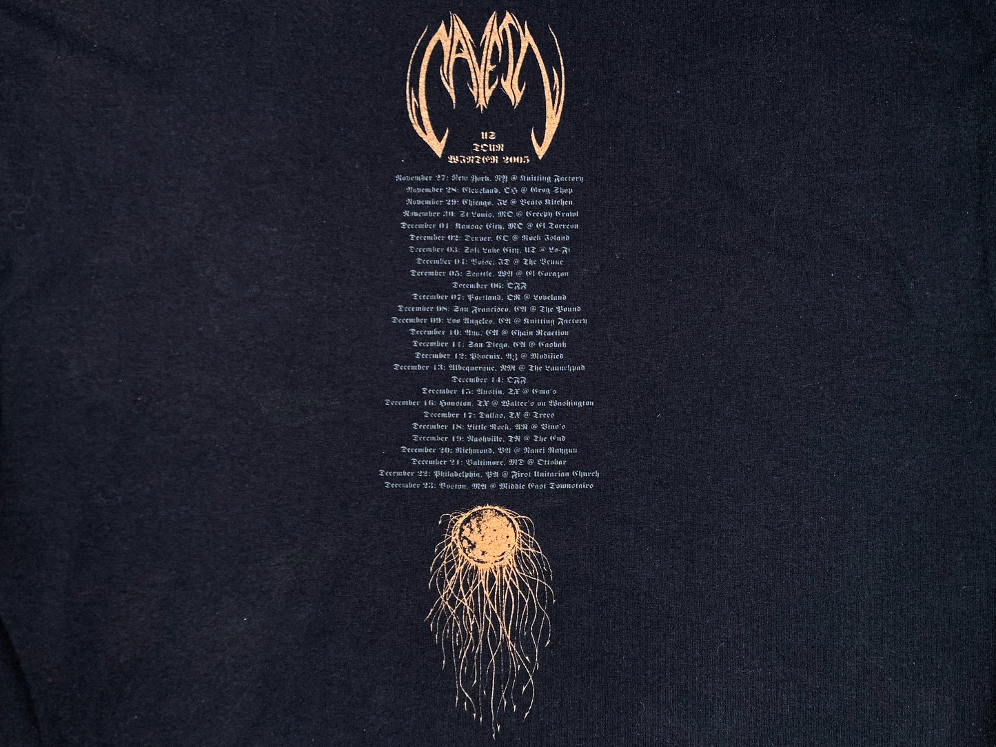 Cave In 2005 Tour T-Shirt