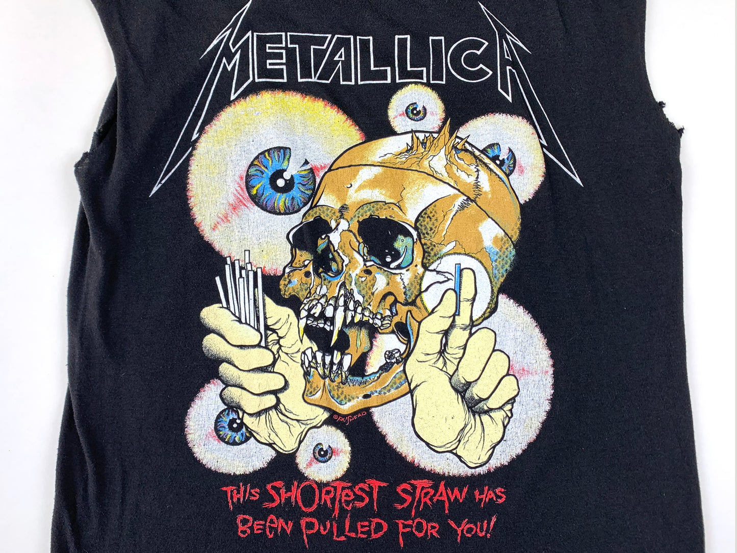 Metallica 'The Shortest Straw' x Pushead Sleeveless T-Shirt