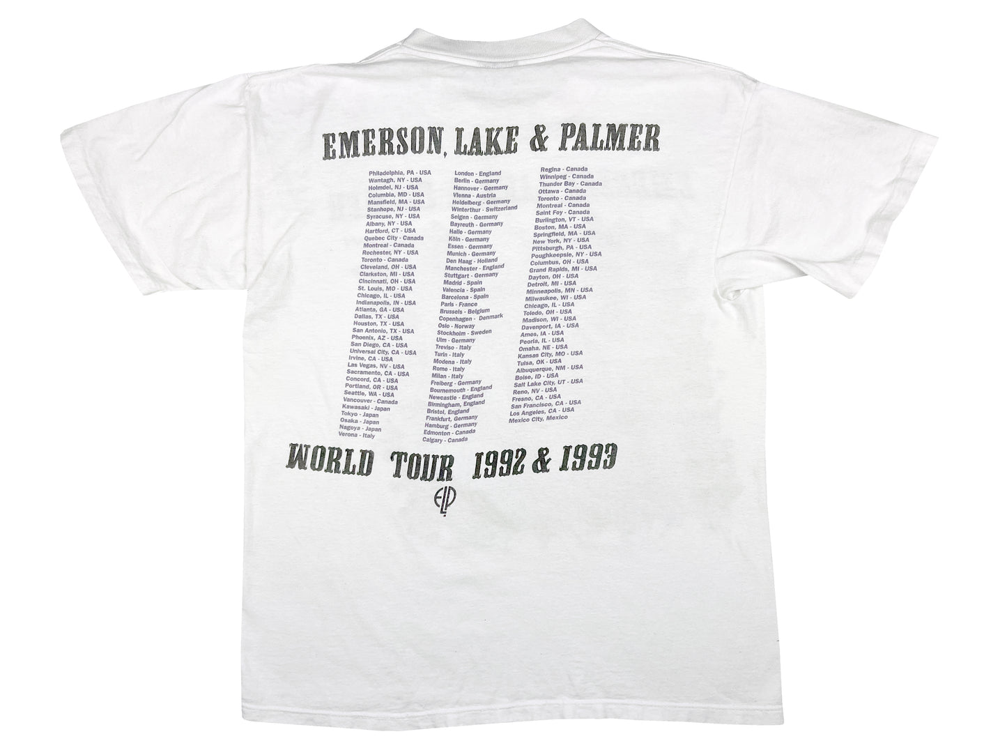 H.R Giger x Emerson Lake & Palmer 90s Tour T-Shirt