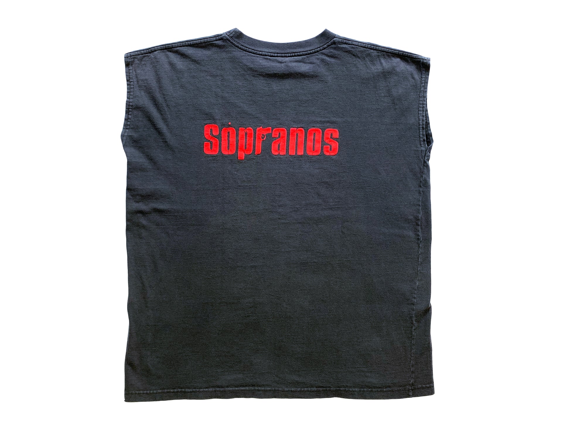 Vintage The Sopranos Sleeveless Black T-Shirt