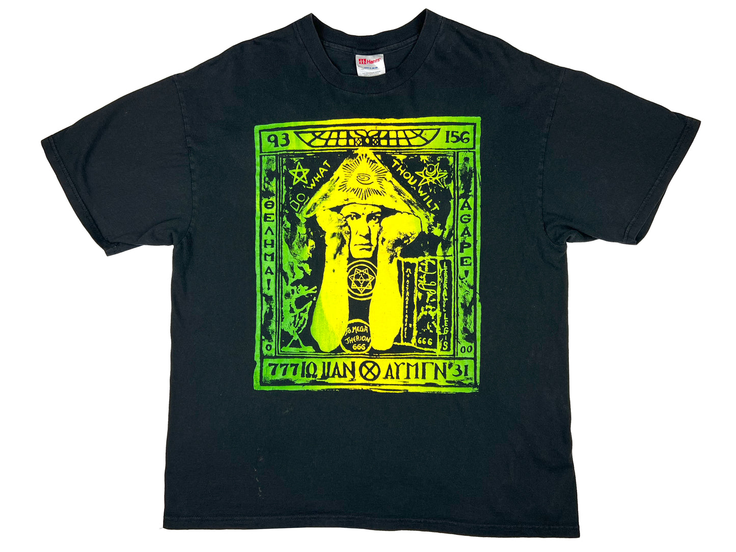Vintage Aleister Crowley 'Do What Thou Wilt' Black T-Shirt