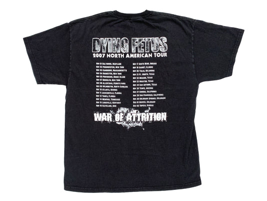 Dying Fetus War of Attrition 2007 Tour T-Shirt