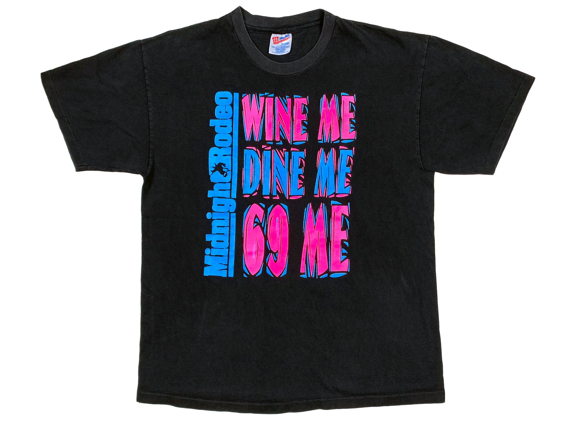 Vintage Midnight Rodeo Wine Me Dine Me T-Shirt