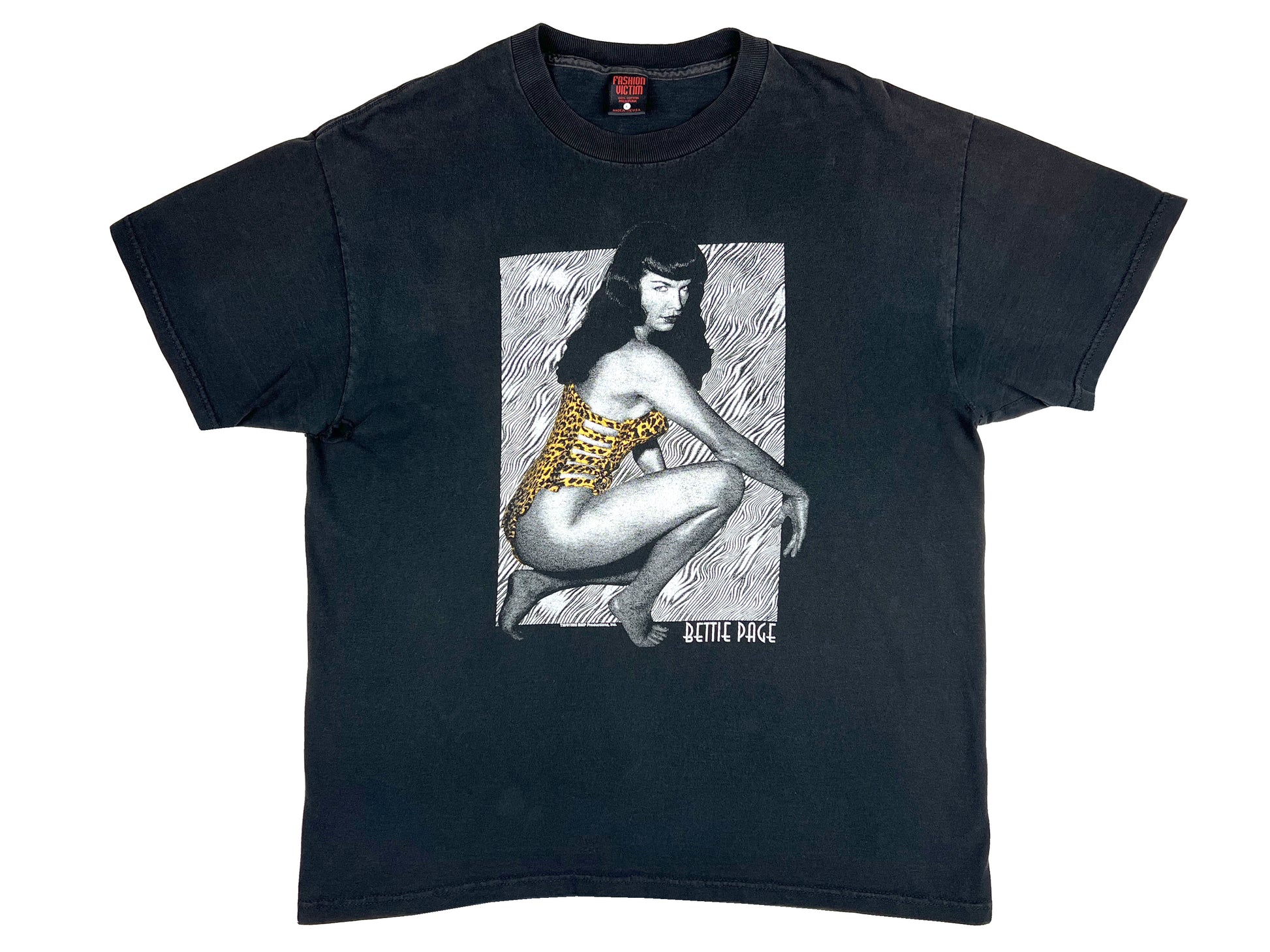 Vintage Fashion Victim Bettie Page T-Shirt