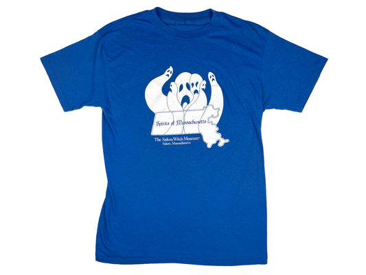 Vintage Salem Witch Museum Spirits of Massachusetts T-Shirt