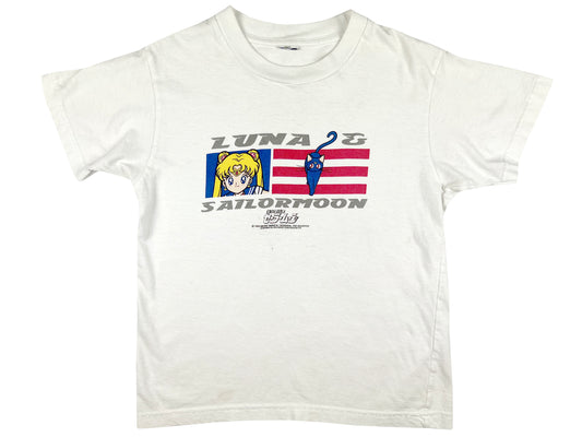 Vintage Sailor Moon & Luna T-Shirt 90s Anime