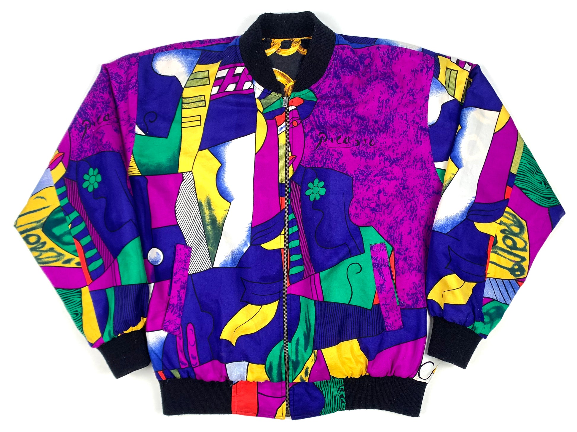 Vintage Pablo Picasso All Over Print Reversible Jacket