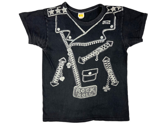 Vintage Motorcycle Jacket Zipper Grease T-Shirt