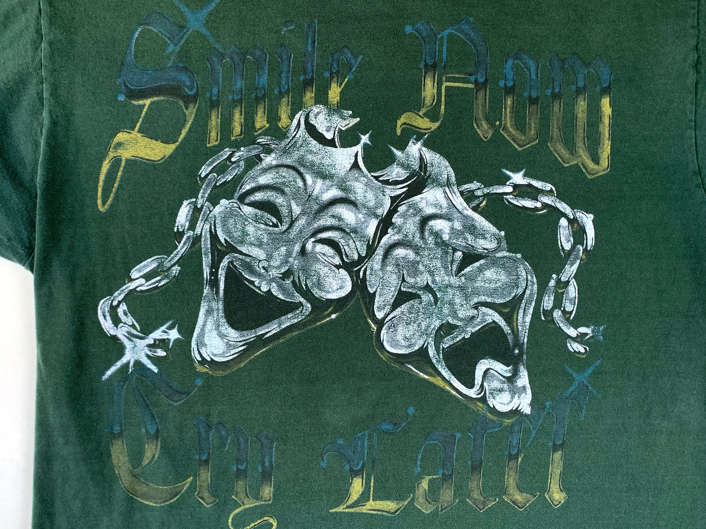 Chicano Art Smile Now Cry Later T-Shirt