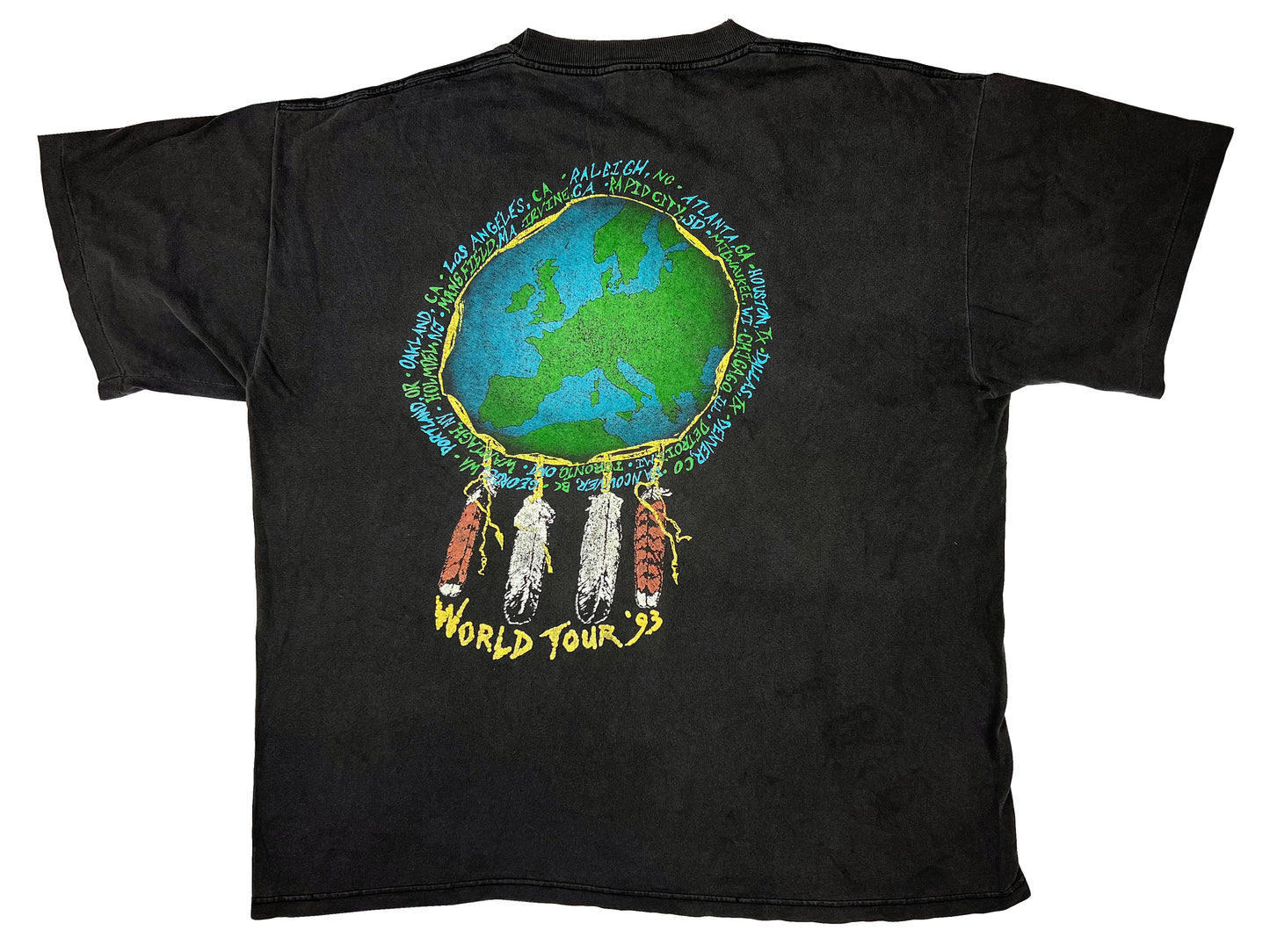 Neil Young 1993 World Tour T-Shirt