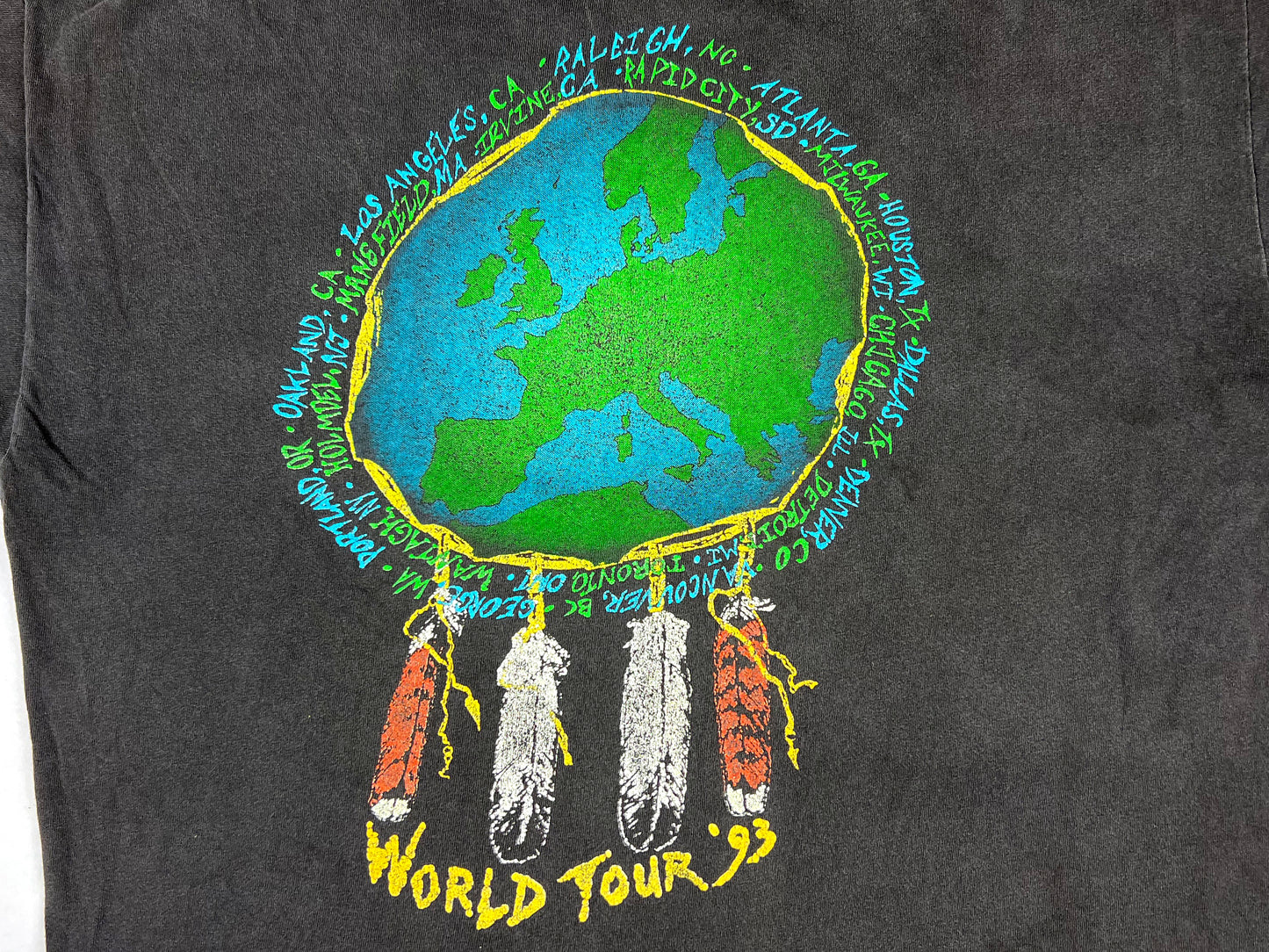 Neil Young 1993 World Tour T-Shirt