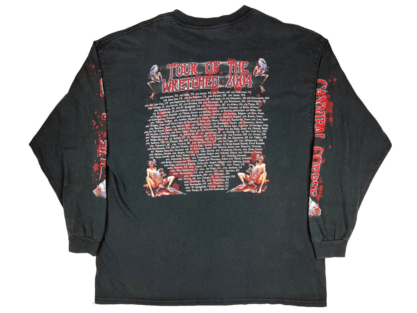 Cannibal Corpse 'Tour of the Wretched' 2004 L/S Shirt