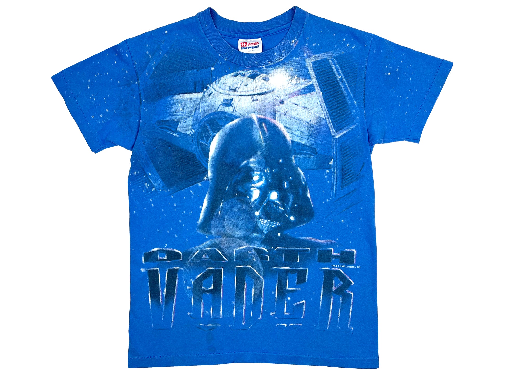 Vintage Star Wars Darth Vader Blue T-Shirt